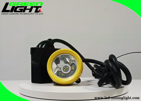 چراغ معدنی LED Kl4lm 12000lux 6.6Ah 14 ساعت زرد مشکی پوسته پلاستیکی ویژه