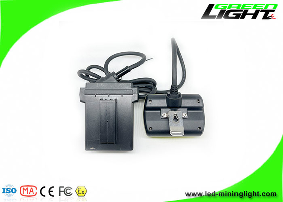 25000 Lux باتری قابل شارژ پاناسونیک LED درپوش لامپ معدن IP68 ضد آب 13600 میلی آمپر ساعت معدن ذغال سنگ Headlamp