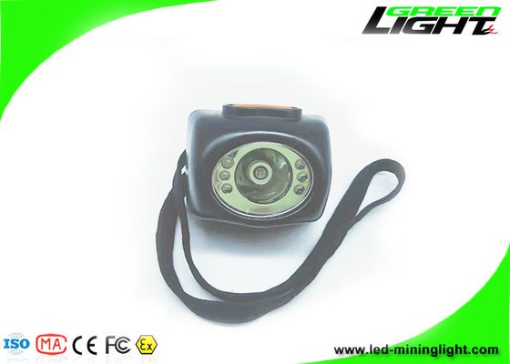 IP68 ضد آب 8000lux دیجیتال اسکرین ماینر چراغ پیشانی قابل شارژ 221lum 15 ساعت کار طولانی مدت
