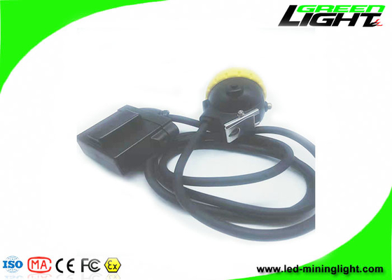 لامپ درپوش ماینر ضد آب IP68 10000 لوکس با پشتیبانی از شارژ USB 18 ساعت زمان کار برای معدن زغال سنگ زیرزمینی
