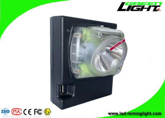 لامپ درپوش بی سیم LED 13000 لوکس 6.8 Ah باتری لیتیوم یونی قابل شارژ با صفحه نمایش دیجیتال OLED چراغ جلو ضد انفجار