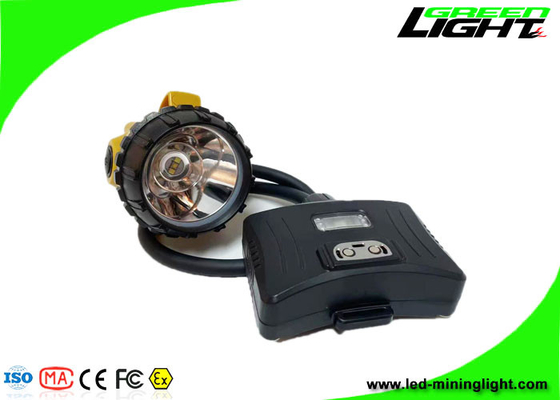 IP68 15000 Lux Mining Cap Lights باتری پاناسونیک 6800mAh برای معدن زیرزمینی