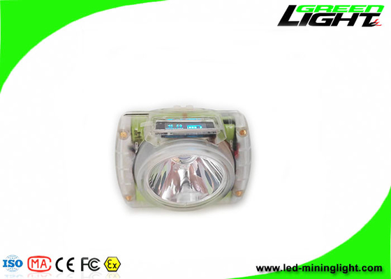 232lum 13000 lux زیرزمینی LED ماینینگ چراغ جلو 480mA 6.8Ah قابل شارژ با شارژر USB