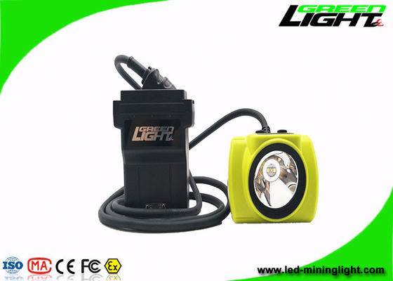 چراغ‌های کلاه سخت ماینینگ با سیم طولانی مدت 18 ساعت 25000 لوکس IP68 ضد آب 530lum 13.6Ah قابل شارژ بهترین چراغ پیشانی ماینینگ