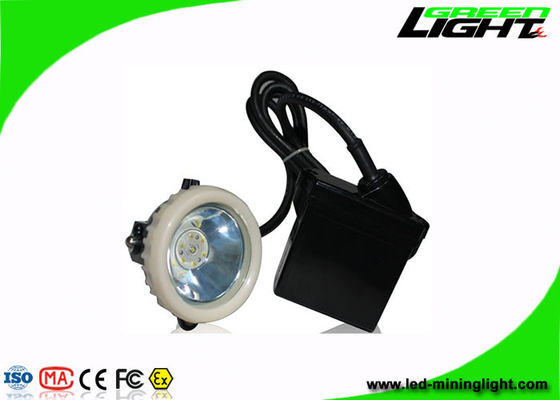 6.6Ah LED ماینرز درپوش لامپ سیمی ضد انفجار 10000lux قابل شارژ لیتیوم یون IP67 ضد آب