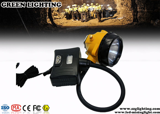 چراغ درپوش معدن نیمه سیم دار سفارشی 10000 ساعت طول عمر 3.7V 15000 لوکس