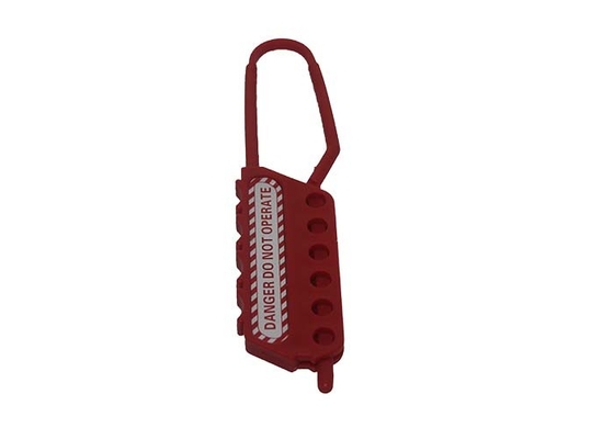 Nylon Lock Out Hasp موجود قفل های 6PCS 193 میلی متر ارتفاع 9 میلی متر هوک