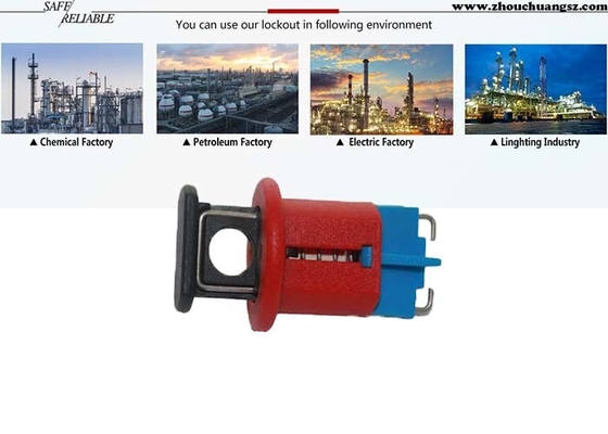 مینیاتور قطع کننده مدار قفل امنیتی برای Padlock Nylon PA Material
