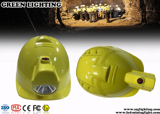 چراغ های هدایت شده استخراج ایمنی لیتیوم یون ، چراغ کلاهدار معدن ذغال سنگ LED 1W