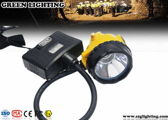 چراغ معدنچی نیمه سیم دار LED با چراغ اخطار عقب ، چراغ معدنچی 6.8Ah 3.7V