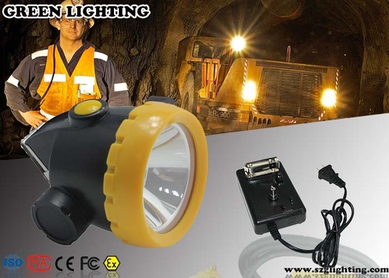 1W Safety Cree LED Mining Light با باتری قابل شارژ 2.2Ah لیتیوم یونی
