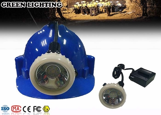 چراغ جلو LED قابل شارژ با سیم 4000 Lux برای استخراج معدن / کمپینگ / شکار شبانه