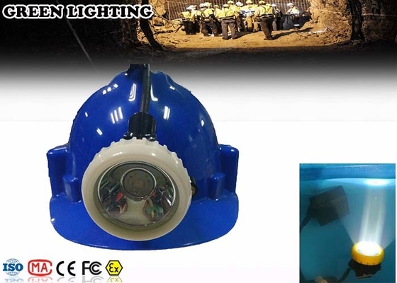 چراغ جلو LED قابل شارژ با سیم 4000 Lux برای استخراج معدن / کمپینگ / شکار شبانه