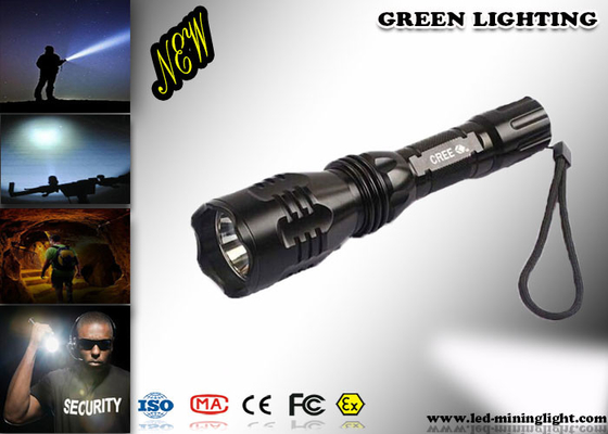 1300 Lum Cree Led Torch، IP 67 ضد آب 500 متر پرتاب پرتو چراغ مشعل