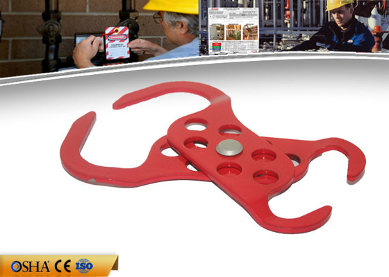 ZC-K62 ایمنی فولاد HASP دو سر 45 * 32 میلی متر 117 گرم وزن اندود فولاد
