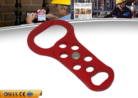 ZC-K62 ایمنی فولاد HASP دو سر 45 * 32 میلی متر 117 گرم وزن اندود فولاد