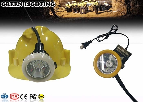 چراغ جلو LED شارژی IP68 ، چراغ کلاه سیمی بند دار 4000 لوکس قابل شارژ