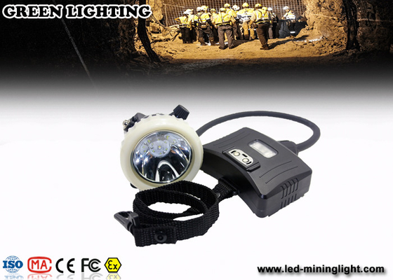چراغ های معدن دار High Power 10000 Lux Superbirngt Led / چراغ های کلاه سخت استخراج وزن سبک