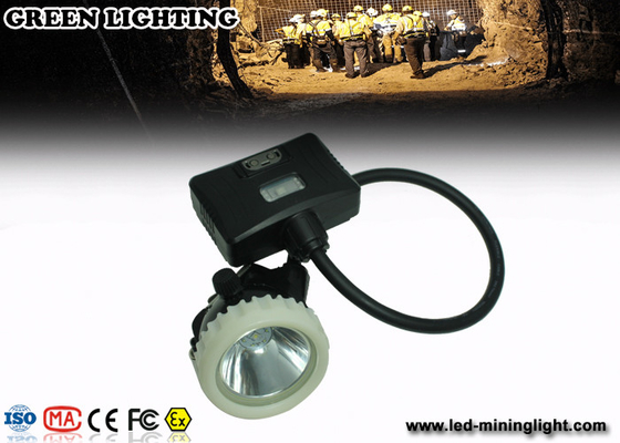 چراغ های معدن دار High Power 10000 Lux Superbirngt Led / چراغ های کلاه سخت استخراج وزن سبک