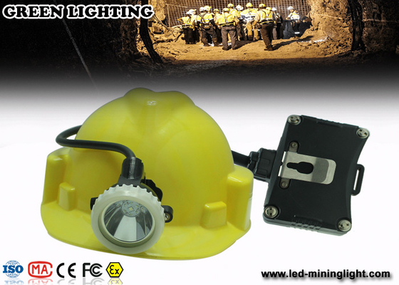 چراغ های معدن دار High Power 10000 Lux Superbirngt Led / چراغ های کلاه سخت استخراج وزن سبک