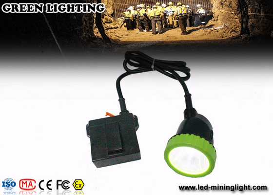 50000 Lux روشنایی قوی LED Mining Cap Lights ضد انفجار 5w 11.2Ah باتری یون لیتیوم