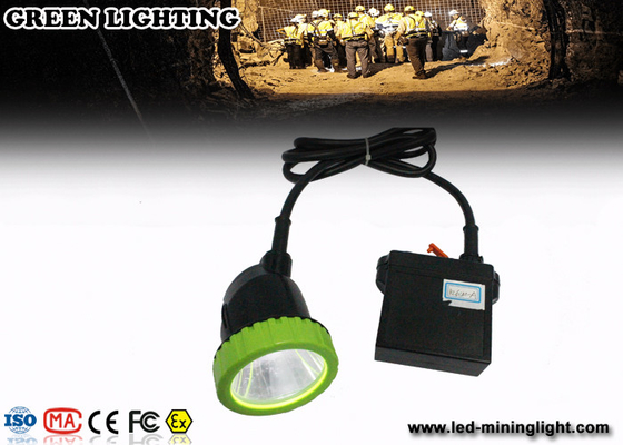 50000 Lux روشنایی قوی LED Mining Cap Lights ضد انفجار 5w 11.2Ah باتری یون لیتیوم