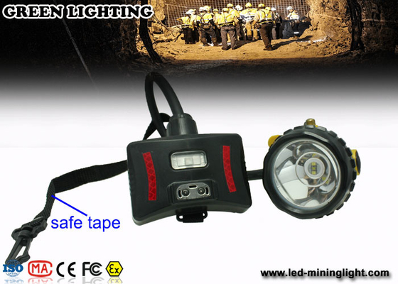 چراغ های کلاهک معدن ضد آب 208 Lum ، چراغ استخراج Superbright CREE آرم سفارشی