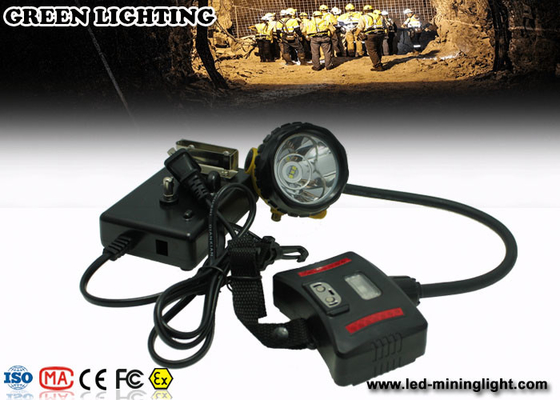 چراغ های کلاهک معدن ضد آب 208 Lum ، چراغ استخراج Superbright CREE آرم سفارشی
