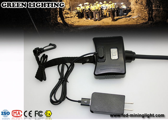 چراغ های کلاهک معدن ضد آب 208 Lum ، چراغ استخراج Superbright CREE آرم سفارشی