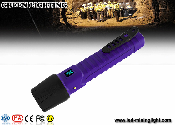 مقاومت در برابر ضربه چراغ قوه ضد انفجار 10W CREE 3 متر زمان روشنایی 22 ساعت