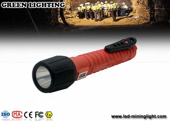 چراغ قوه 6Ah 3.7V battey exproof ، Cree LED ضد نور روشن رنگ سفارشی