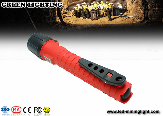 چراغ قوه 6Ah 3.7V battey exproof ، Cree LED ضد نور روشن رنگ سفارشی