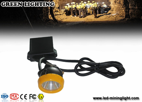چراغ درپوش استخراج کلاه های سخت ، چراغ درپوش معدنی بدون سیم LED 12000lux فوق العاده روشن