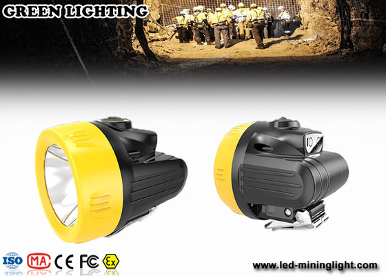 IP68 آلمان Bayer Cordless Miners Cap Lamp، Led Mining Lamp PC مات سطح