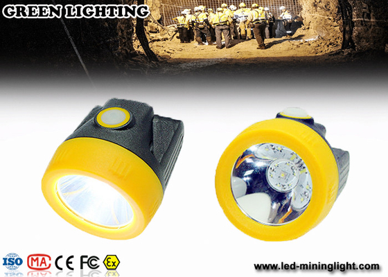 IP68 آلمان Bayer Cordless Miners Cap Lamp، Led Mining Lamp PC مات سطح