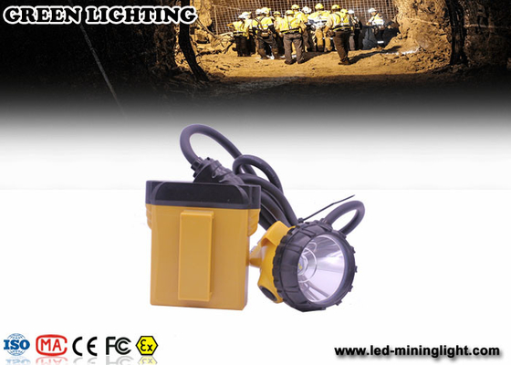 ظرفیت باتری بزرگ شارژر چراغ جلو LED قابل شارژ 25000 Lux قابل شارژ ATEX 2A