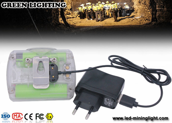 چراغ درپوش بی سیم ایمنی با شارژر USB شارژی ، چراغ پیش بینی کننده ذغال سنگ تایید شده Msha