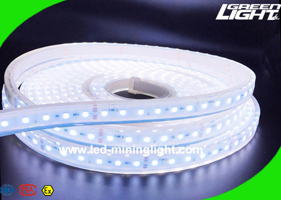 چراغ های نوار انعطاف پذیر LED ضد آب سفید و خنک برای روشنایی ایمنی معادن زیرزمینی