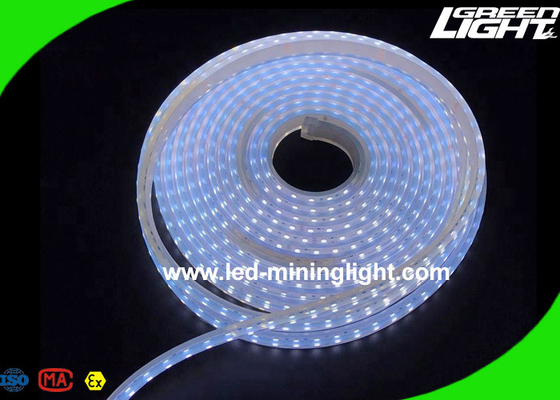 چراغ های نوار انعطاف پذیر LED ضد آب سفید و خنک برای روشنایی ایمنی معادن زیرزمینی