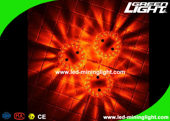 ضد آب IP65 قابل شارژ کهربا چراغ جاده چراغ های چشمک زن چراغ اخطار چراغ روشنایی کنار جاده چراغ دیسک اضطراری