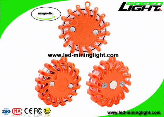 ضد آب IP65 قابل شارژ کهربا چراغ جاده چراغ های چشمک زن چراغ اخطار چراغ روشنایی کنار جاده چراغ دیسک اضطراری
