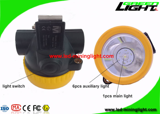 چراغ درپوش معدن LED بی سیم رنگ زرد برای کمپینگ / شکار / ماهیگیری