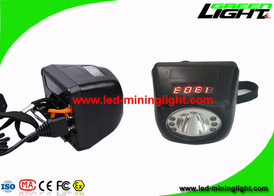 چراغ های قابل شارژ معدن قابل حمل دیجیتال بی سیم با صفحه LCD 4.8Ah 8000 Lux