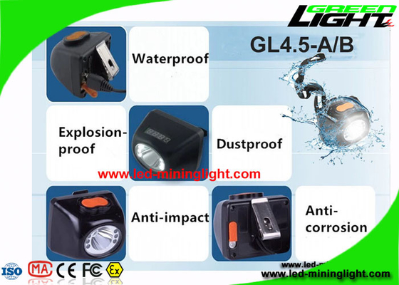 چراغ های قابل شارژ معدن قابل حمل دیجیتال بی سیم با صفحه LCD 4.8Ah 8000 Lux