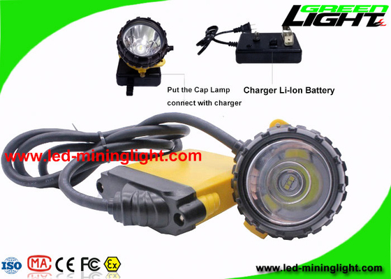 روشنایی ضد آب LED Miners Lamp 25000lux با ظرفیت باتری بزرگ 10.4 Ah