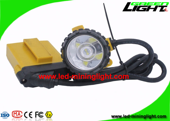 چراغ های درپوش معدن ضد آب IP68 25000 Lux ، چراغ کلاه ایمنی ساخت و ساز آب بندی کامل