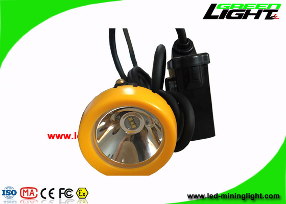 چراغ جلو LED ضد آب قابل شارژ 10000 لوکس با رنگ نارنجی / سیاه