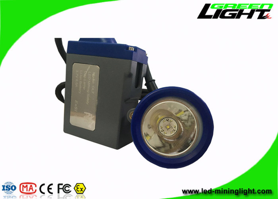 چراغ جلو قابل شارژ با ایمنی بالا ، چراغ معدن LED با پوسته آبی و خاکستری