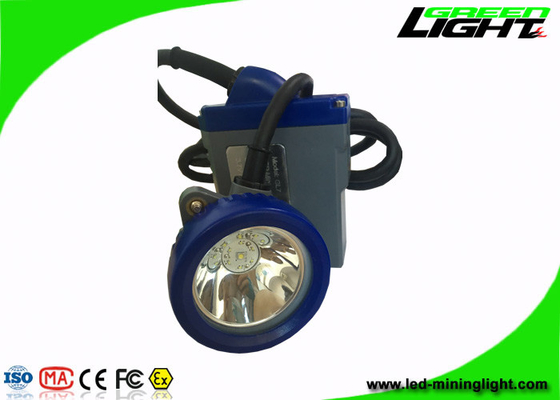 چراغ جلو قابل شارژ با ایمنی بالا ، چراغ معدن LED با پوسته آبی و خاکستری