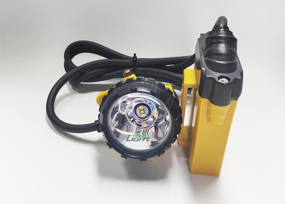 348لوم 3 وات چراغ معدن زغال سنگ چراغ های ایمنی معدنچی LED قابل شارژ 10.4Ah ظرفیت باتری بزرگ